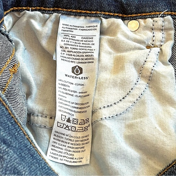 Levi’s Signature Women’s Heritage Boyfriend Jeans Sz 29 Cuffed Relaxed Timeless - Picture 9 of 10